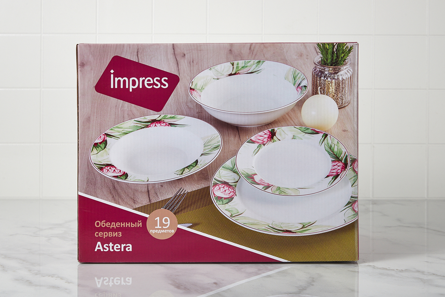 фото Обеденный сервиз на 6 персон astera impress