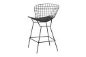 Стул полубарный Stool Group Bertoia 53х112х68 см, цвет сидушки чёрный, ножек чёрный