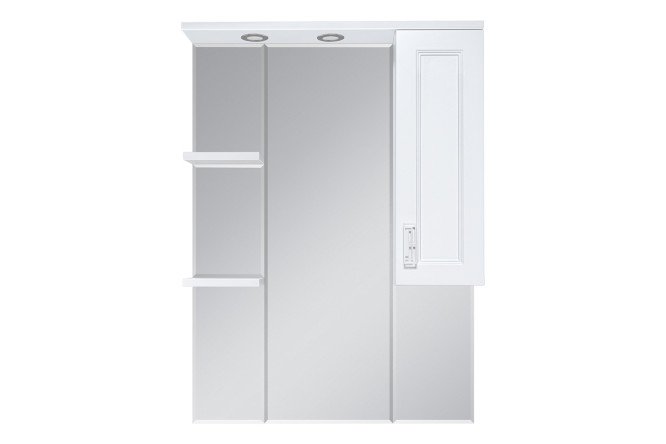 Изображение товара Зеркало-шкаф Дива 75 П-Див04075-013П с LED-подсветкой 74х100х16 см, Правый