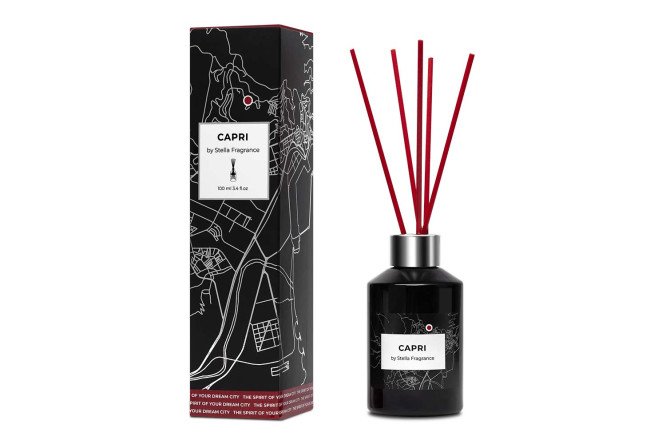 Изображение товара Диффузор Big cities Capri 100 мл с ароматами бергамот, роза и мускус