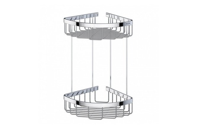 Изображение товара Угловая корзина для душа AM.PM Sense L 30x34,2x23 см сталь настенная