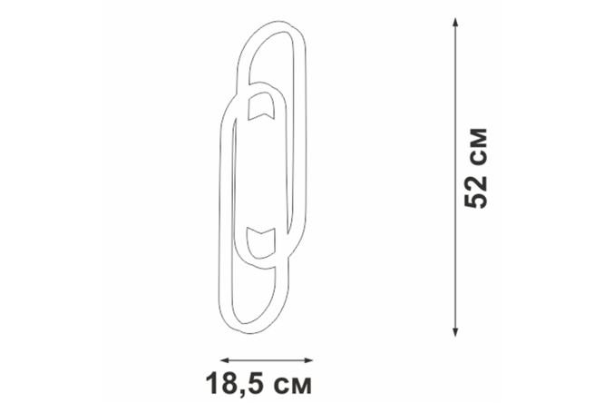 Светильник настенный VITALUCE V3042-1/2A 6 кв.м, LED