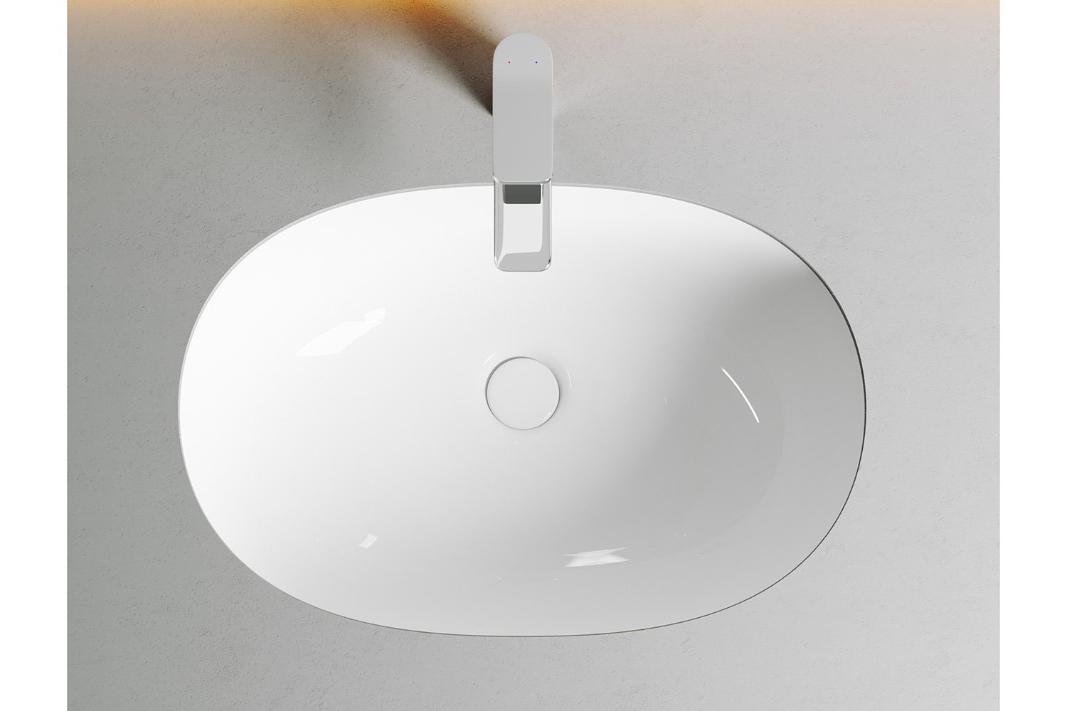 Умывальник встраиваемый снизу CERAMICANOVA Element CN6044 56.5х21х38.5 см