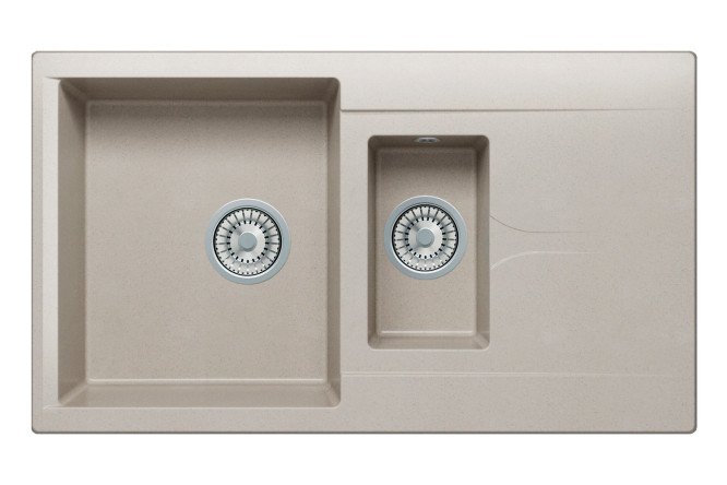 Изображение товара Мойка врезная с крылом POLYGRAN Brig 87х50х21.6 см