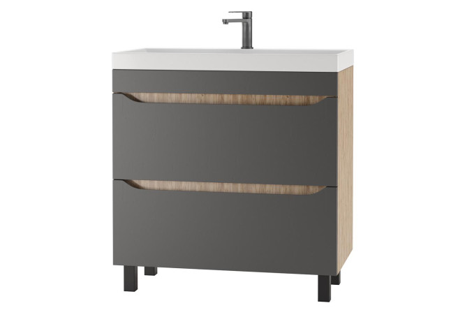 Изображение товара Тумба напольная Домино Bruno В2 DBr2904T с 2 ящиками 79.4 см