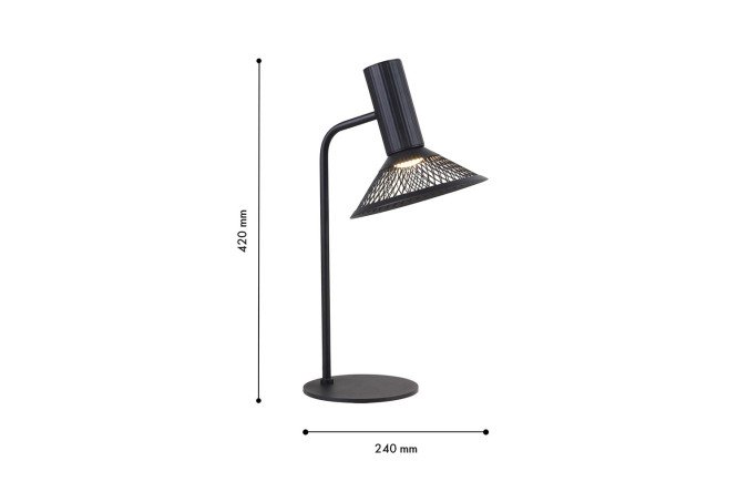 Cветильник настольный FAVOURITE Metrics LED, 18x42x24 см