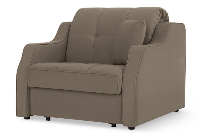 Изображение товара Кресло-кровать DREAMART Рольф велюр механизм аккордеон размеры 105х94х114