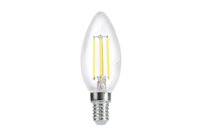 Изображение товара Лампа светодиодная IN HOME Vision care LED-СВЕЧА-deco E14, 12W, Свеча, 3000 К, Тёплый