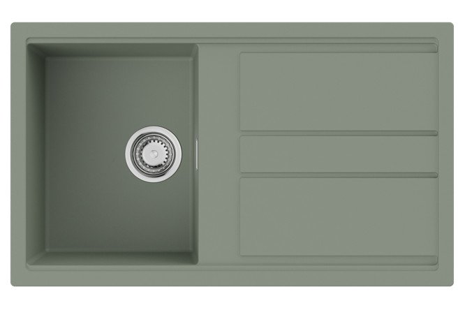 Изображение товара Мойка врезная с крылом OMOIKIRI Kitagawa 86-WG 4993250 86х51х20 см