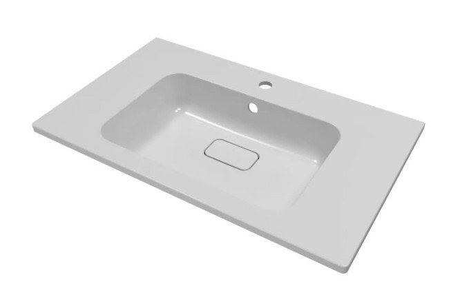 Изображение товара Раковина встраиваемая сверху Lagoon 35480000003 Встраиваемая сверху, 80х14.2х48 см