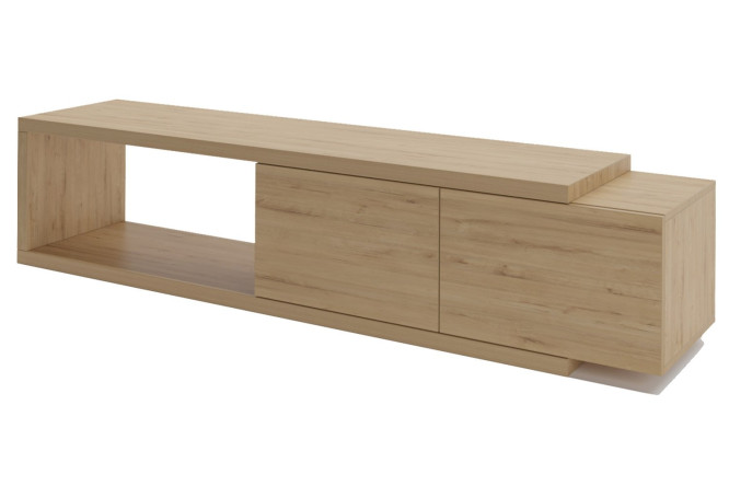 Изображение товара Тумба под ТВ Flash 128х40х33 см дуб бунратти стильная современная мебель