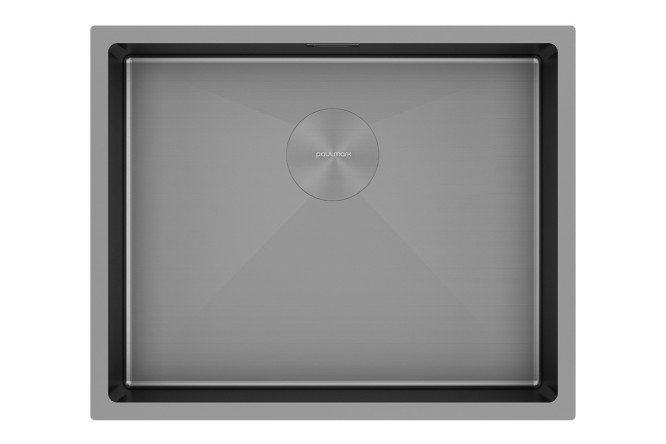 Изображение товара Врезная кухонная мойка Next 54 UNI PM215444-MG 54x44x20 см из нержавеющей стали