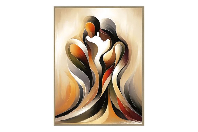 Изображение товара Репродукция в раме Пламя любви 78х103 см