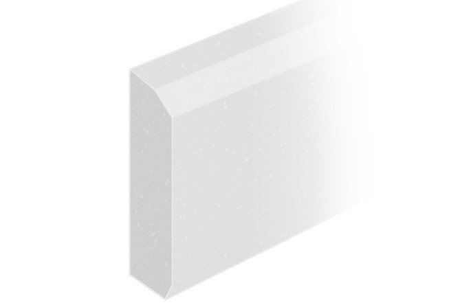 Изображение товара Плинтус прямой Stone Twelve Express 300х4х0,6 см искусственный камень