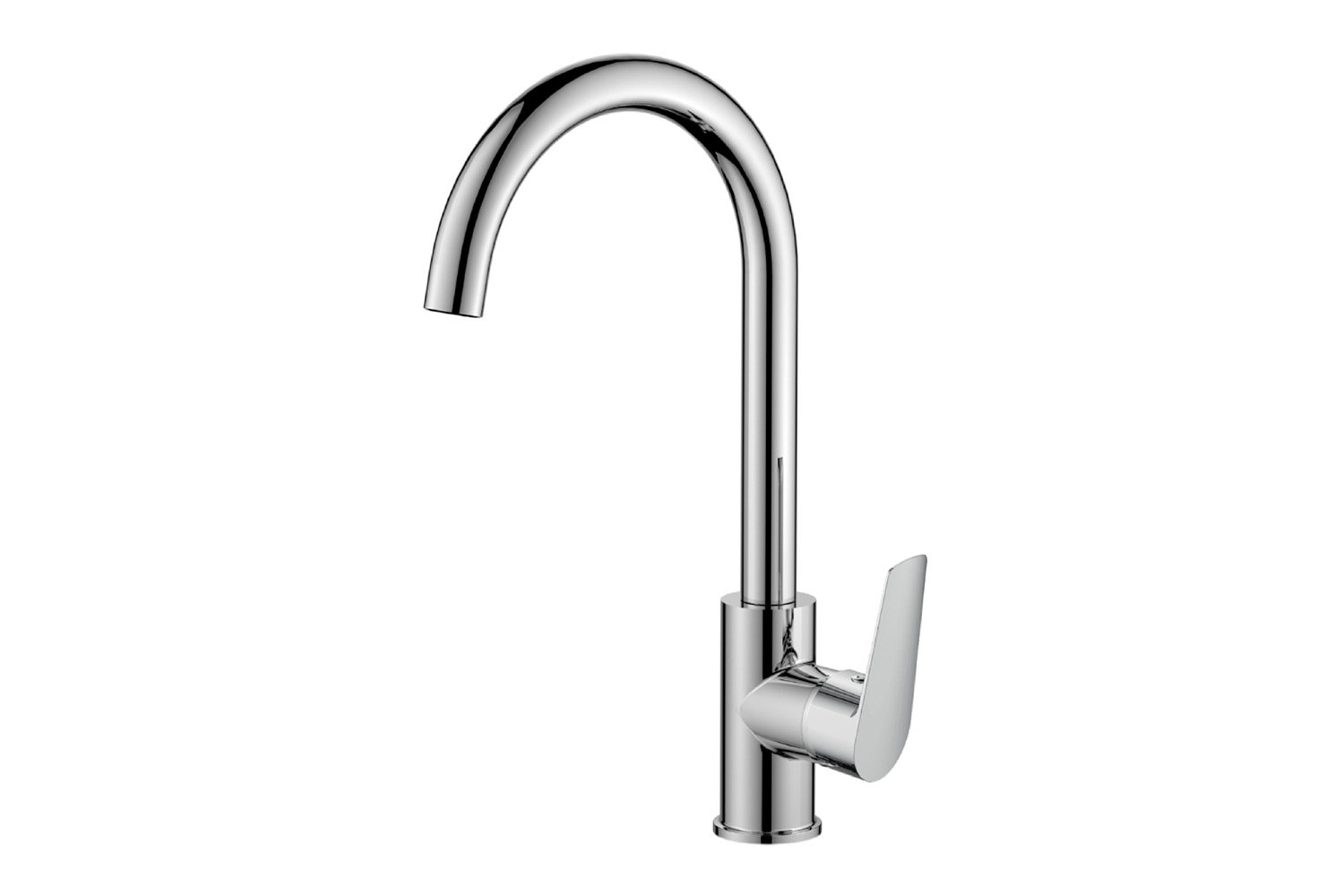 Смеситель для кухни AGGER Hf1011211 с С-образным поворотным изливом
