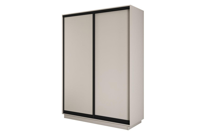 Изображение товара Шкаф-купе 2-дверный Slide-2 v.2 140х220х60 см Кашемир черный профиль