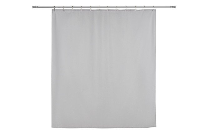 Изображение товара Штора для ванной комнаты Linen 180x200 см из полиэстера, стильная и прочная