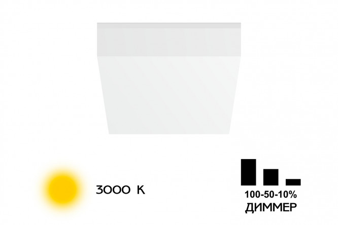 Изображение товара Светильник встраиваемый CITILUX Вега 3 кв.м, 8.5x2x8.5 см, LED