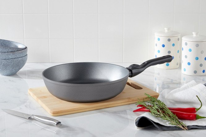 Изображение товара Глубокая сковорода VANHOPPER Silver 26 см для индукционных плит