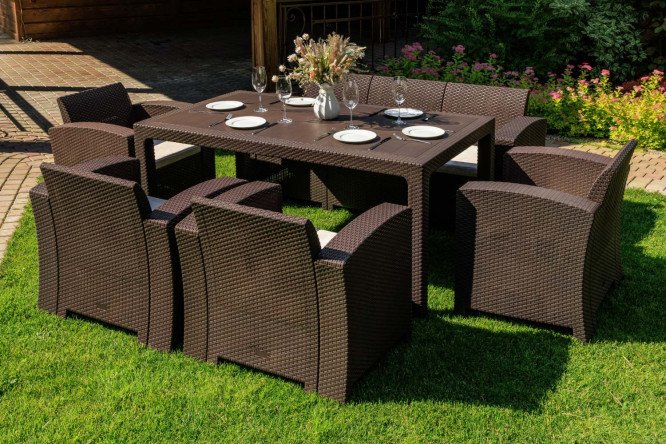 Изображение товара Комплект мебели Lana Lux Dining L цвет коричневый