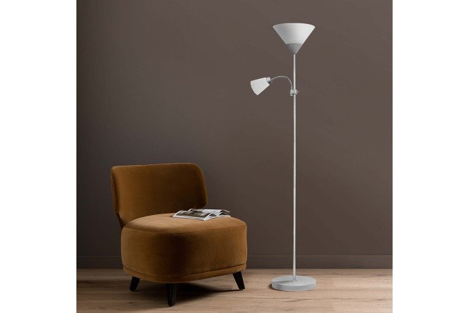 Светильник напольный IN HOME ТНО 02-Е27+Е14С 22x180x24 см, E27