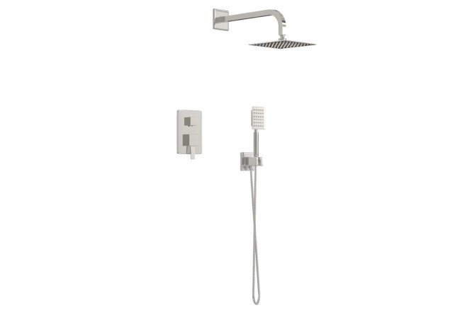 Изображение товара Современная душевая система MELODIA DELLA VITA Diletto Quadro MSC00114C с глянцевым хром покрытием