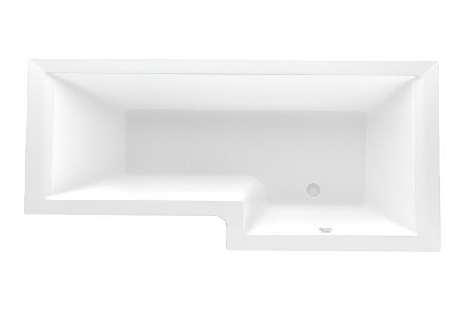 Изображение товара Ванна Marka One Linea R, белая, размер 165x85 см