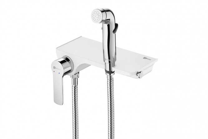 Изображение товара Смеситель для биде LEMARK Solo LM7168CW из латуни с высотой 11,3 см