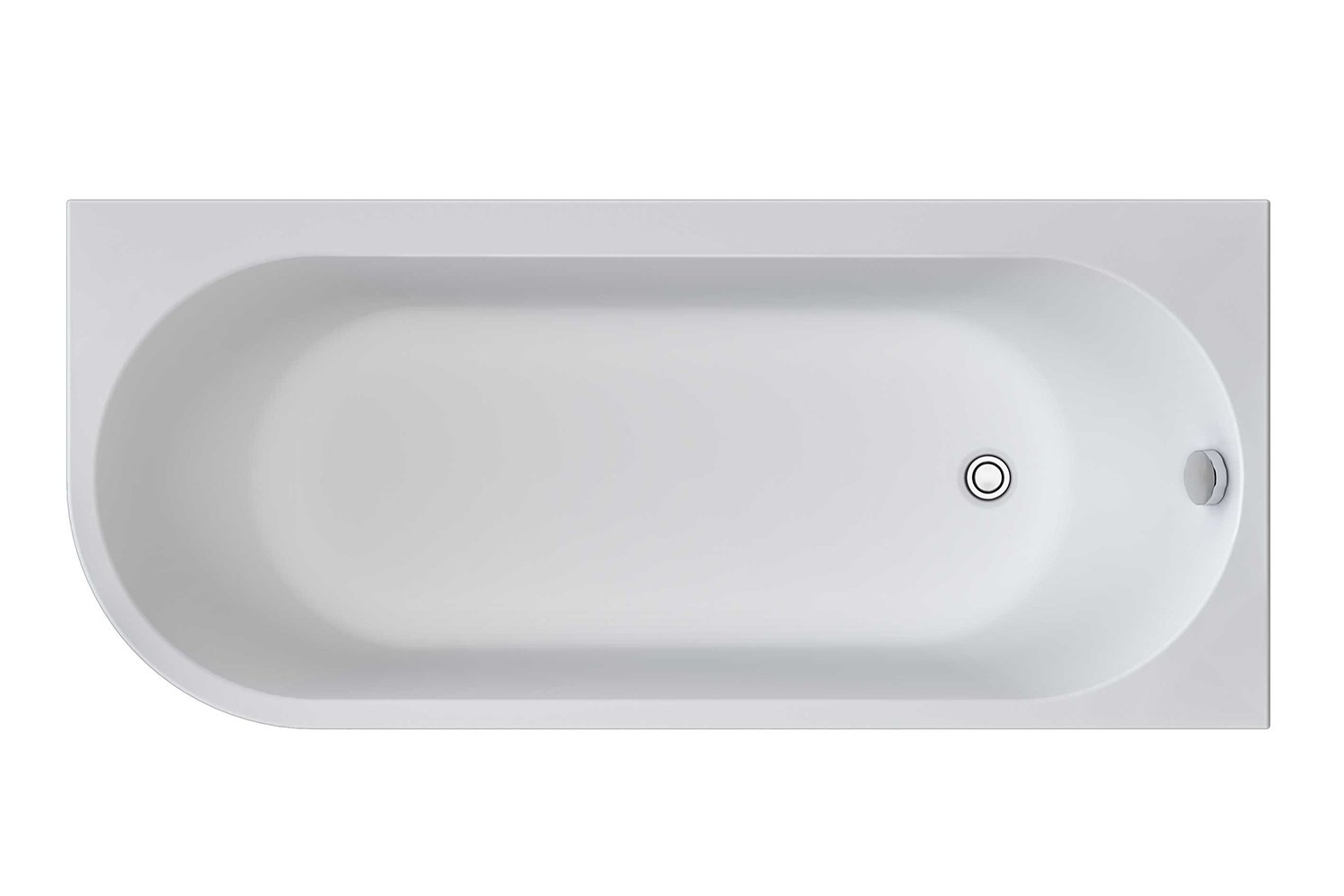Ванна пристенная Marka One Алиса (Alisa) R Премиум 170x75 см