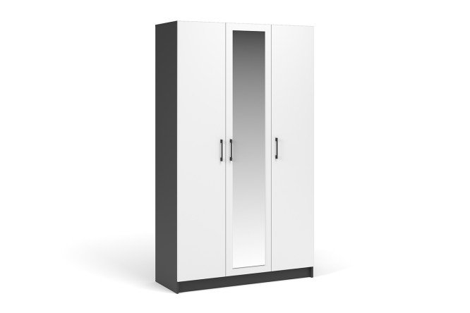 Изображение товара Шкаф 3-дверный с зеркалом Чикаго с ЛДСП и зеркалом