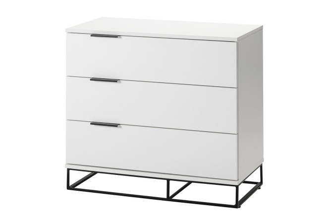 Изображение товара Комод с 3 ящиками City размер 80х72,8х40 см ЛДСП мебель для хранения