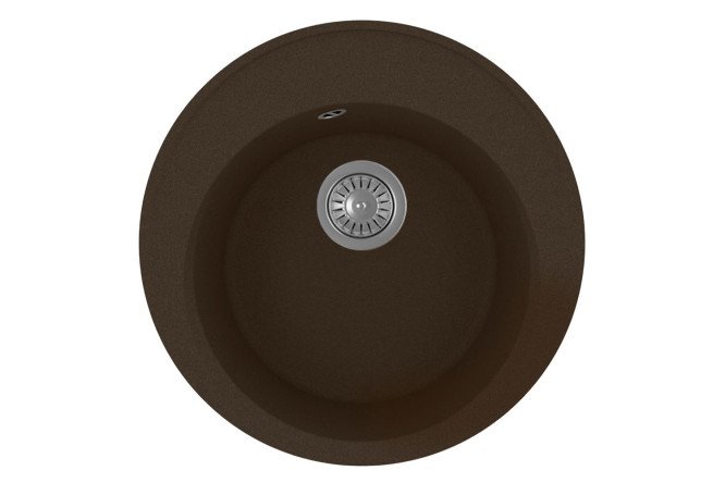 Изображение товара Врезная кухонная мойка Лацио 510 из кварцевого композита 51х51х21.7 см