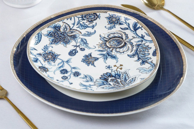 Набор тарелок Mandarin decor Antique Flora 2 шт., Фарфор