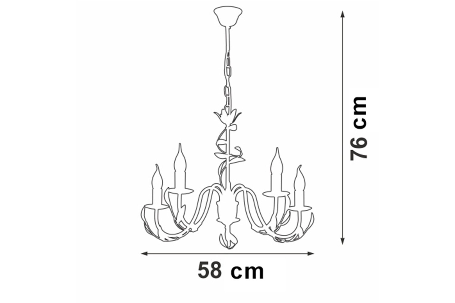 фото Люстра v1832-0/5 vitaluce