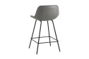 Стул полубарный Stool Group Деймон 49х92.5х47.5 см, цвет обивки серый, ножек чёрный