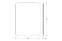 Зеркало с LED-подсветкой DEFESTO Opti DF 2807R 60х80 см