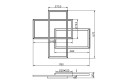 Светильник потолочный LED MAYTONI Modern Rida 25 кв.м., 78x8x67 см, LED