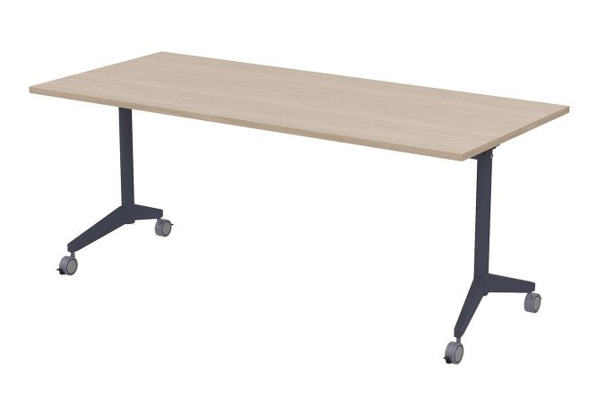 Изображение товара Стол-трансформер Bend из ЛДСП с матовым покрытием, современный дизайн