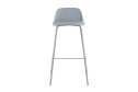 Барный стул Stool Group Mist 47х90х47 см, цвет сидушки серо-голубой, ножек серо-голубой