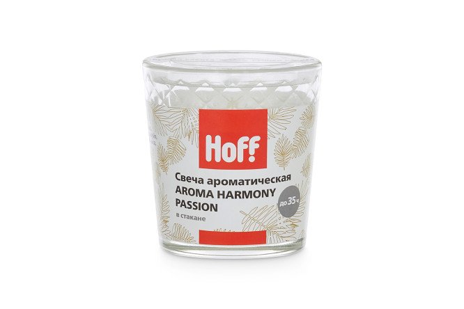 Изображение товара Свеча в стакане HOFF Aroma Harmony 8.5 см
