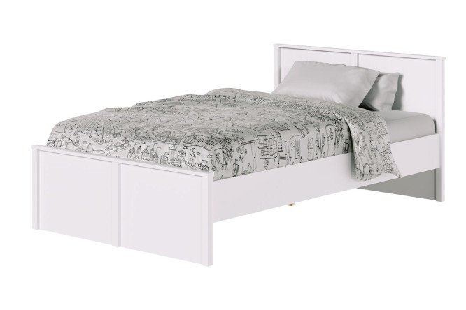 Изображение товара Кровать Ewa 120х200 см цвет белый