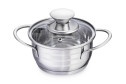 Кастрюля с крышкой REGENT Inox Bimbo Vitro 0.7 л