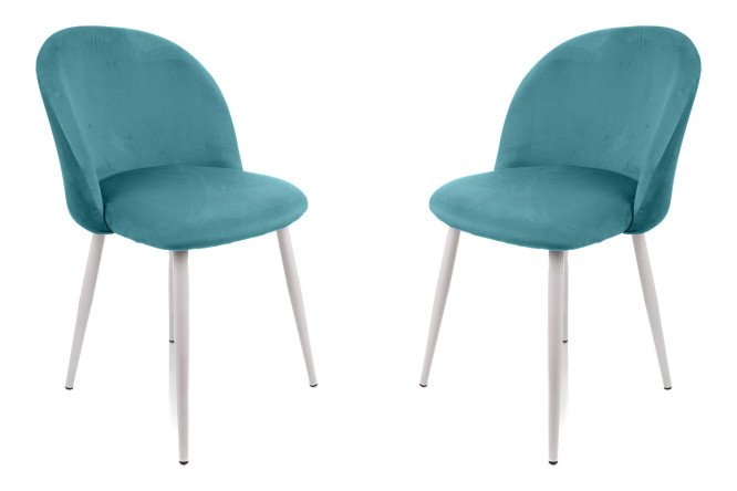 Изображение товара Комплект стульев Бостон 45х77х44 см Мягкая обивка и металлические ножки