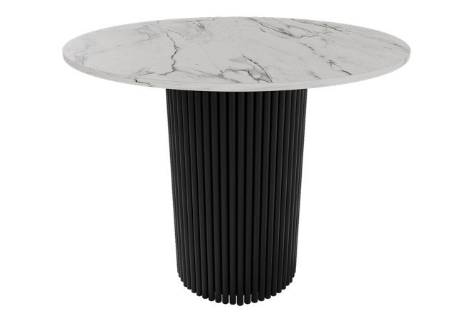 Изображение товара Стол GENGLASS Trubis wood с трубчатым подстольем 90х75х90 см