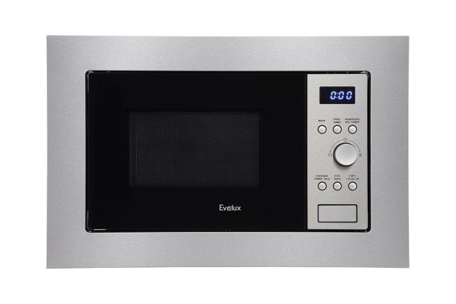 Изображение товара Микроволновая печь EVELUX MW для встраивания нержавеющая сталь 59.5х38.2х32 см