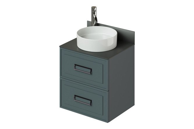 Изображение товара Подвесная тумба Pino 58,2 см веллюто авокадо для ванной комнаты