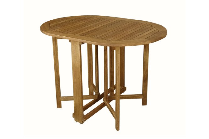 Изображение товара Стол овальный складной Karo 110x74x75 см — удобство и практичность