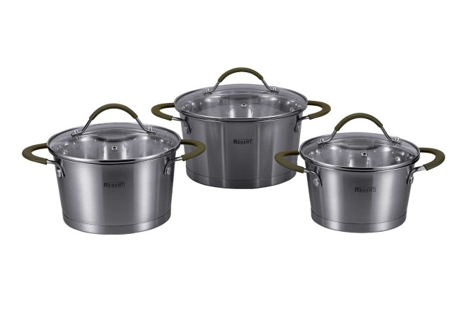 Изображение товара Набор кастрюль с крышками REGENT Inox Oliva