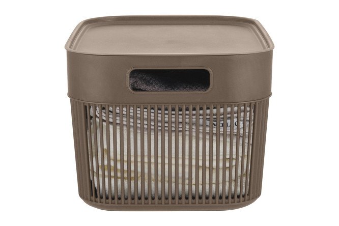 Корзина с крышкой Струна 25x19.6x34.8 см, 12 л
