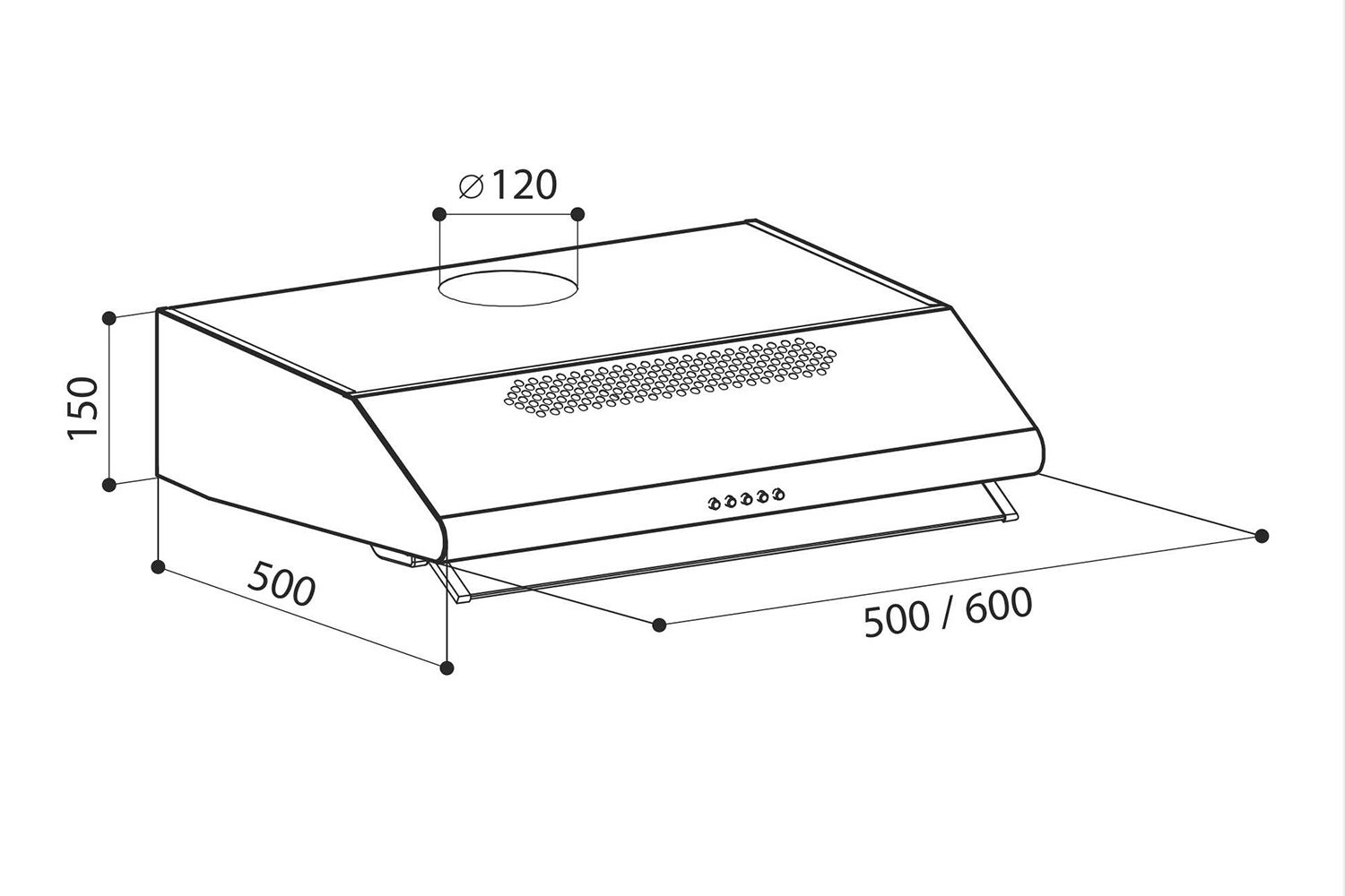 Вытяжка SIMPLE 600
